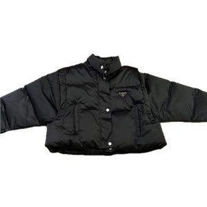 Prada cropped puffer jacket
